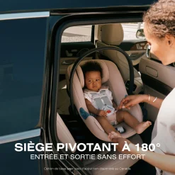 Aton G Swivel Sensorsafe Car Seat - Almode Beige Kids Car Seats & Booster Seats|Car Seats