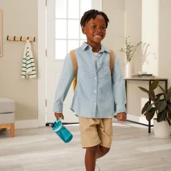 Tableware|Bottles & Insulated Bottles>Contigo Aubrey Leak-Proof Spill-Proof Water Bottle - Juniper Jade Vine 14 oz