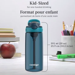 Hot Aubrey Leak-Proof Spill-Proof Water Bottle - Blueberry & Juniper 20 oz Kids Tableware|Bottles & Insulated Bottles