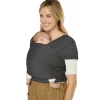 Outdoors & Travel|Baby Carriers>Ergobaby Aura Wrap Sustainable Knit - Soft Black