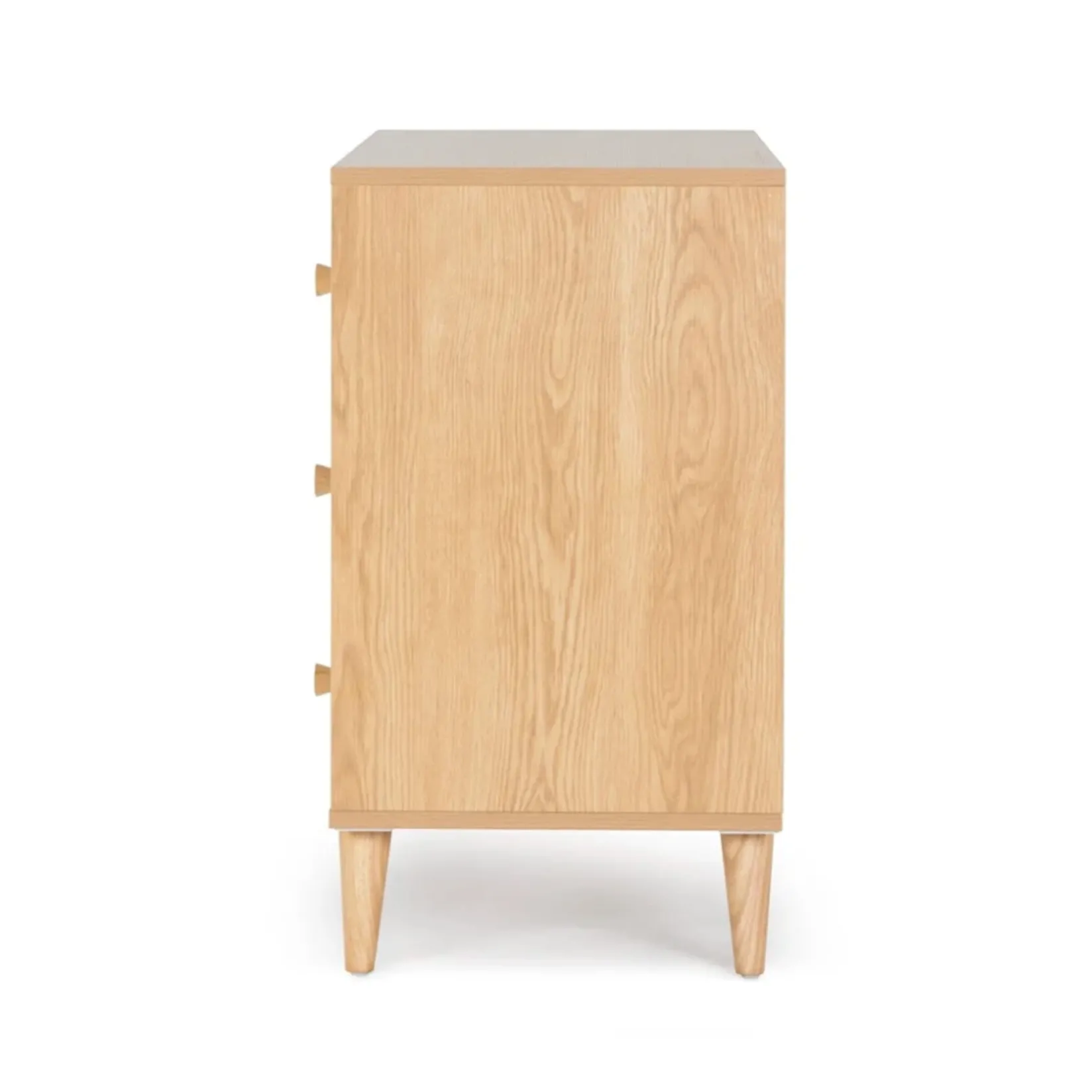 Hot Austin 3-Drawer Dresser - White / Red Oak Storage Furniture