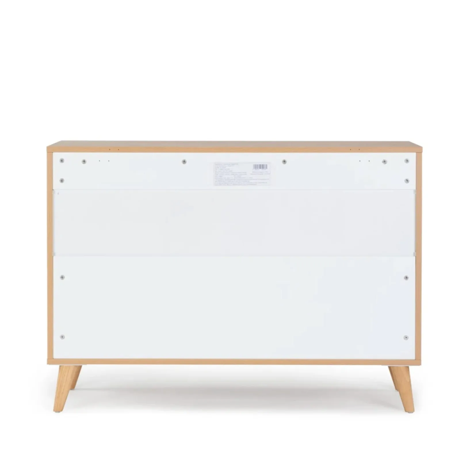 Hot Austin 3-Drawer Dresser - White / Red Oak Storage Furniture