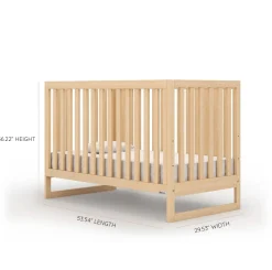 Best Austin 3-In-1 Convertible Crib - Natural Cribs & Mattresses|Cribs & Mattresses