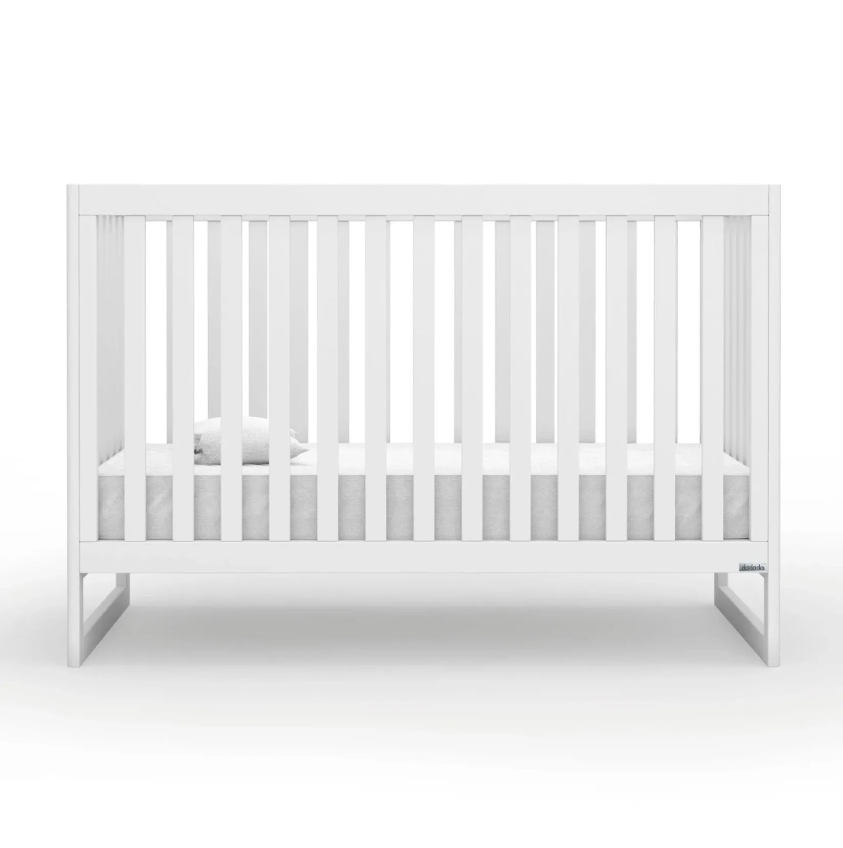 Cribs & Mattresses|Cribs & Mattresses>Dadada Baby Austin 3-In-1 Convertible Crib - White