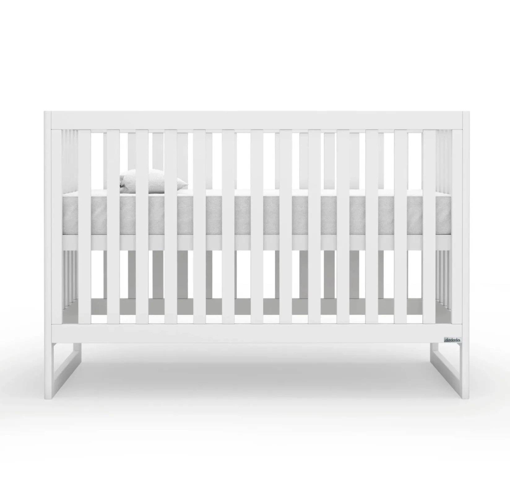 Cribs & Mattresses|Cribs & Mattresses>Dadada Baby Austin 3-In-1 Convertible Crib - White