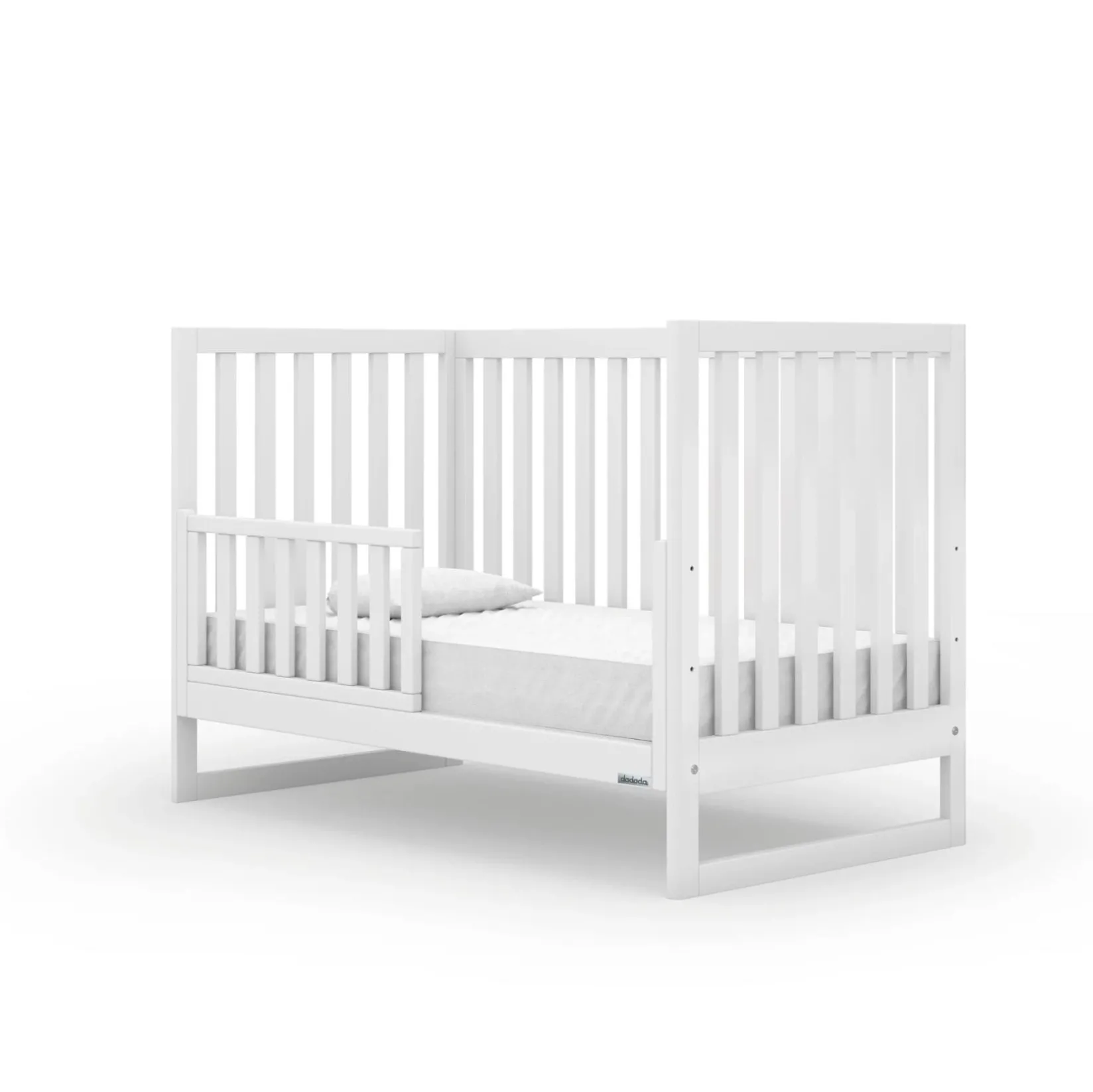 Cribs & Mattresses|Cribs & Mattresses>Dadada Baby Austin 3-In-1 Convertible Crib - White