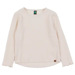 Tops>Nano Autumn Ribbed T-shirt 2-12 Ivory