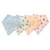 Bibs|Breastfeeding>Copper Pearl Baby Bandana Bibs (4) - Fruits