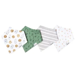 Bibs|Breastfeeding>Copper Pearl Baby Bandana Bibs (4) - Chip