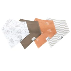Bibs|Breastfeeding>Copper Pearl Baby Bandana Bibs (4) - Gage