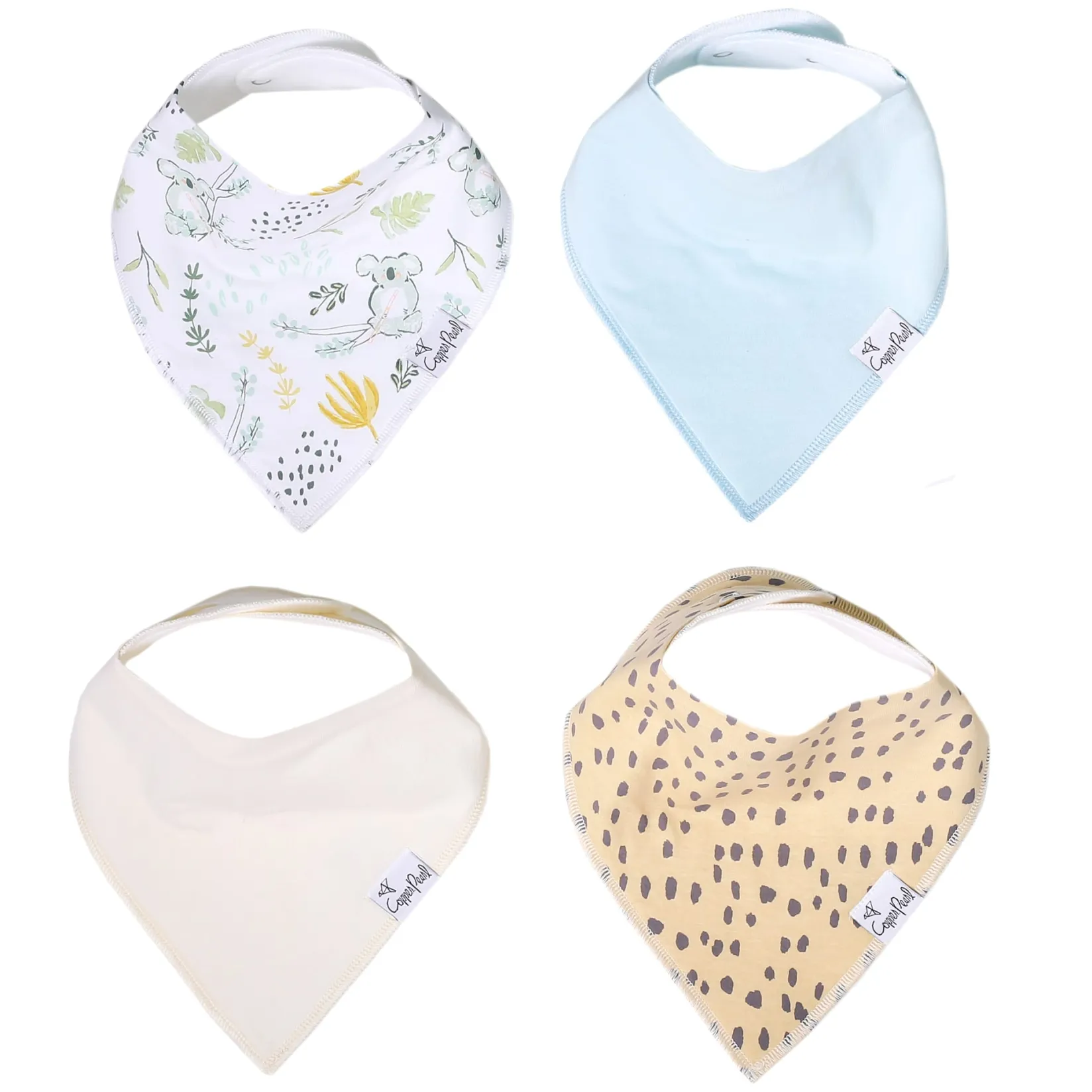 Outlet Baby Bandana Bibs (4) - Koala Aussie Bibs|Breastfeeding