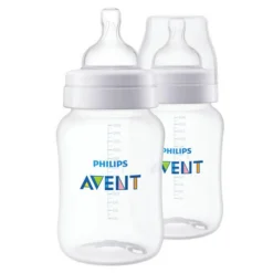 Clearance Baby Bottle 9oz Anti-Colic Set of 2 Bottles & Nipples|Breastfeeding