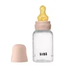 New Baby Bottle Round Latex 1 pack 150 ml - Blush Breastfeeding|Bottles & Nipples