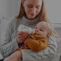 New Baby Bottle Round Latex 1 pack 150 ml - Blush Breastfeeding|Bottles & Nipples