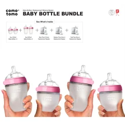 Clearance Baby Bottles Bundle - Pink Breastfeeding|Bottles & Nipples