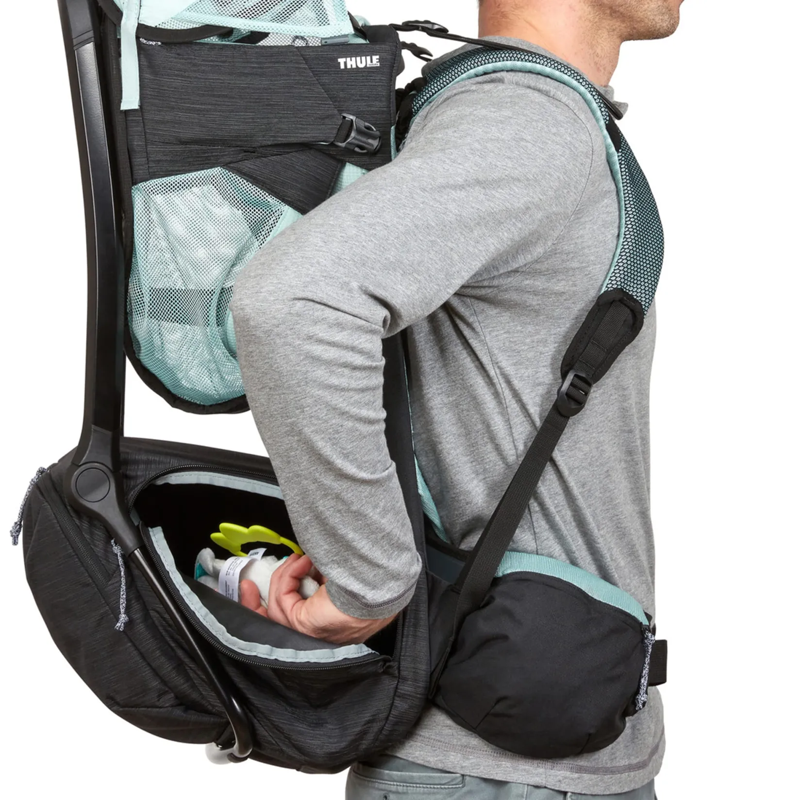 Outdoors & Travel|Baby Carriers>Thule Baby Carrier Sapling - Black