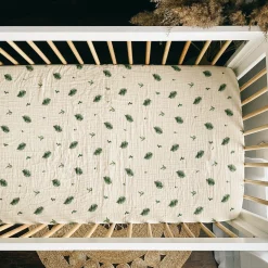 Sheets|Bedding>House of Elia Baby Crib Fitted Sheet - Fern