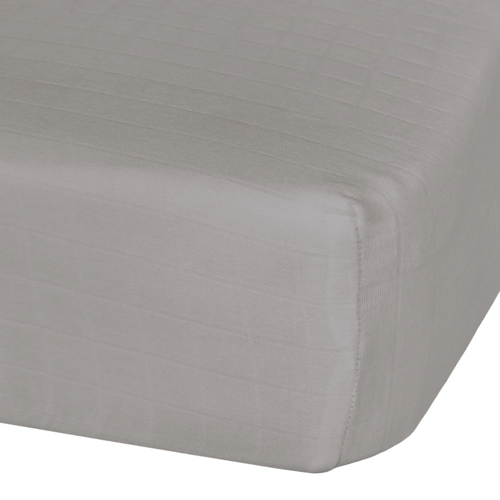 Outlet Baby Crib Fitted Sheet - Taupe Muslin Kids Sheets|Bedding