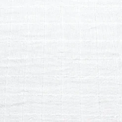 Sheets|Bedding>Perlimpinpin Baby Crib Fitted Sheet - White Muslin