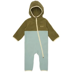 Outerwear|Fleeces And Sweatshirts>Hooke Baby Fleece Onesie 3-24m Olive