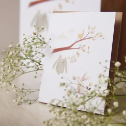 Greeting Cards|Party Supplies>Mimosa Design Baby Greeting Card - Sweet Expectation