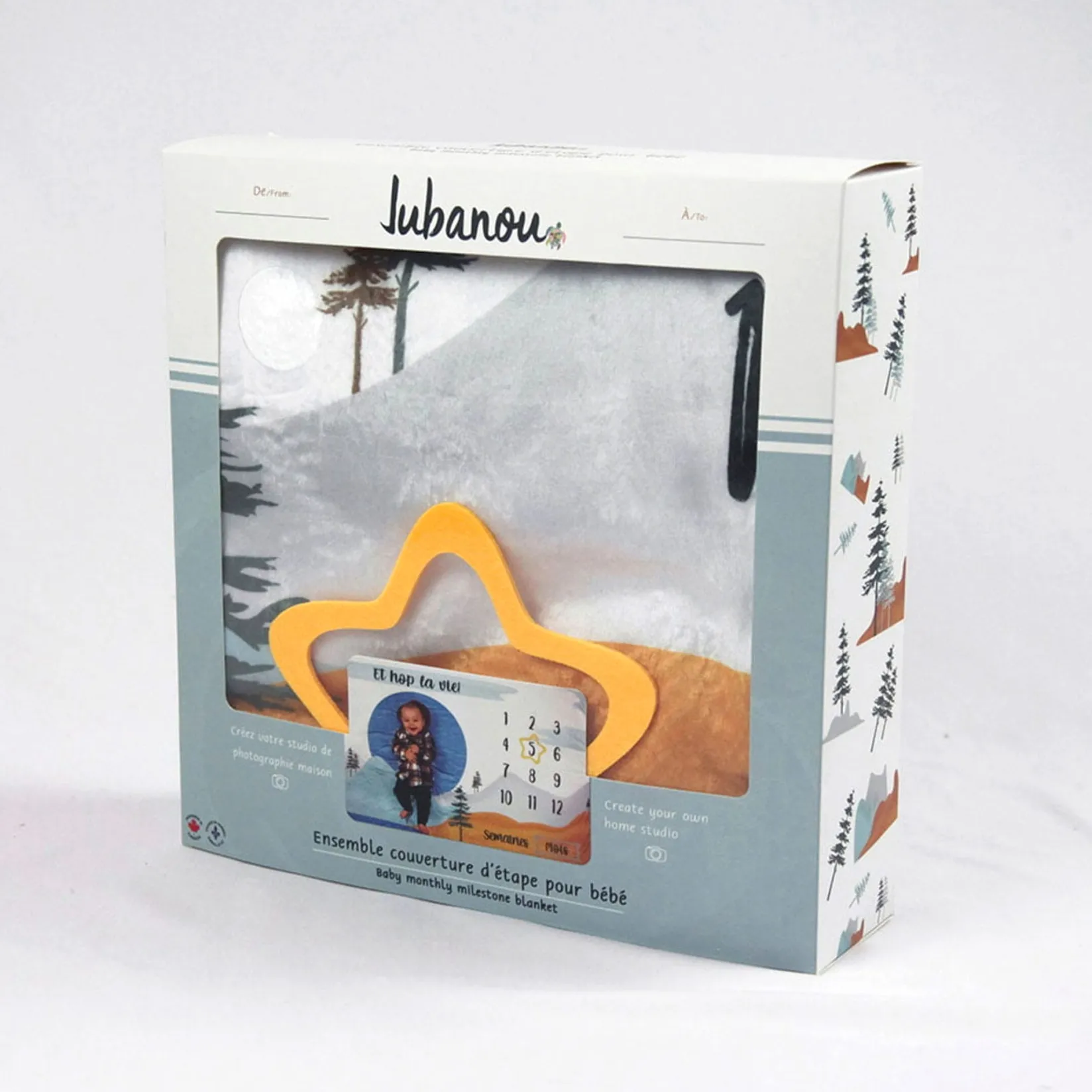 Discount Baby Monthly Milestone Blanket - Et Hop La Vie! Kids Blankets|Blankets