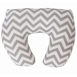 Cushions & Pillows|Nursing Pillows>Jolly Jumper Baby Sitter Nursing Pillow Slipcover - Gray Chevron