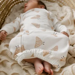 Sleep Bags|Pyjamas>Perlimpinpin Baby Sleep Gown-croissants Beige