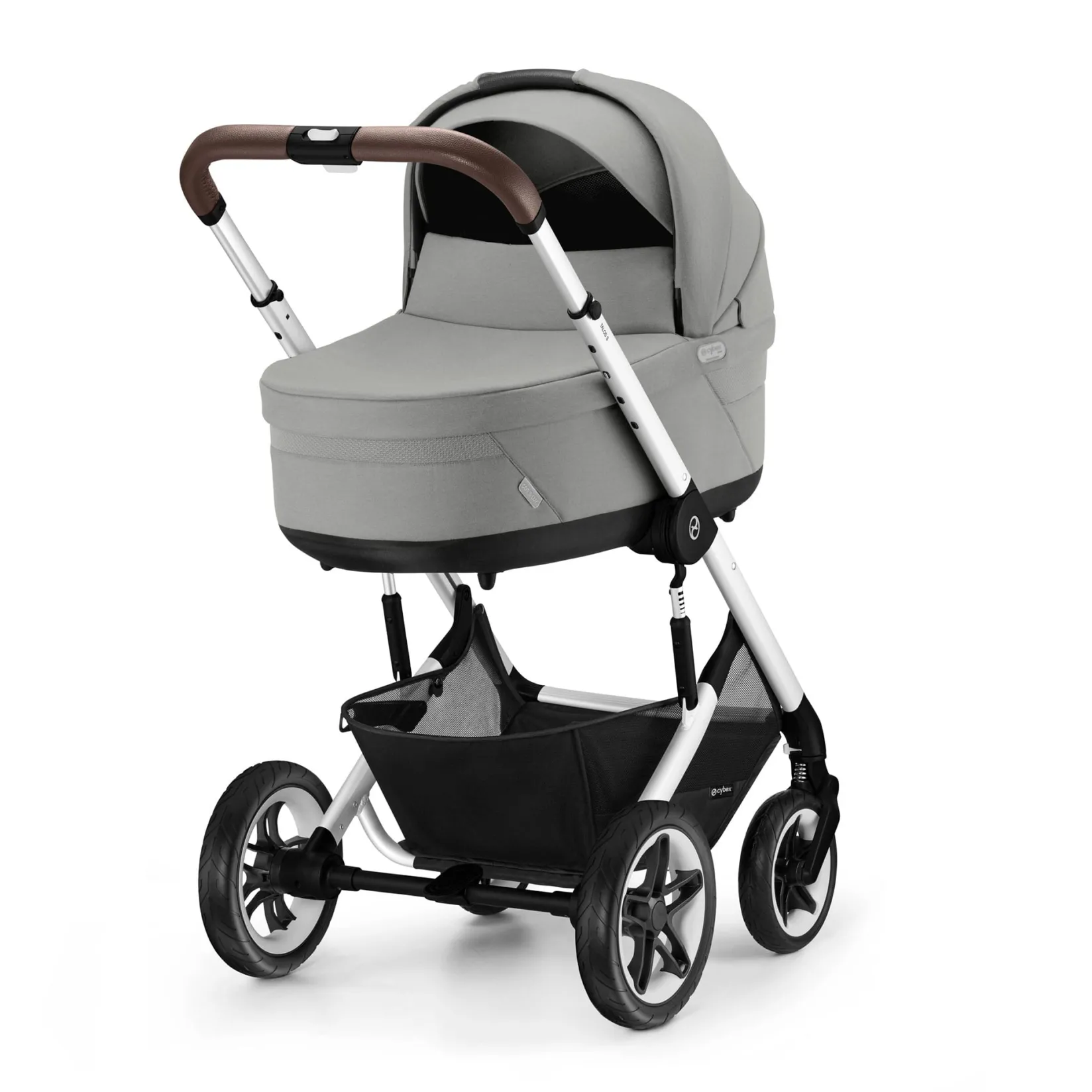 Strollers|Strollers & Trailers>Cybex Balios S Lux Bassinet - Stone Grey