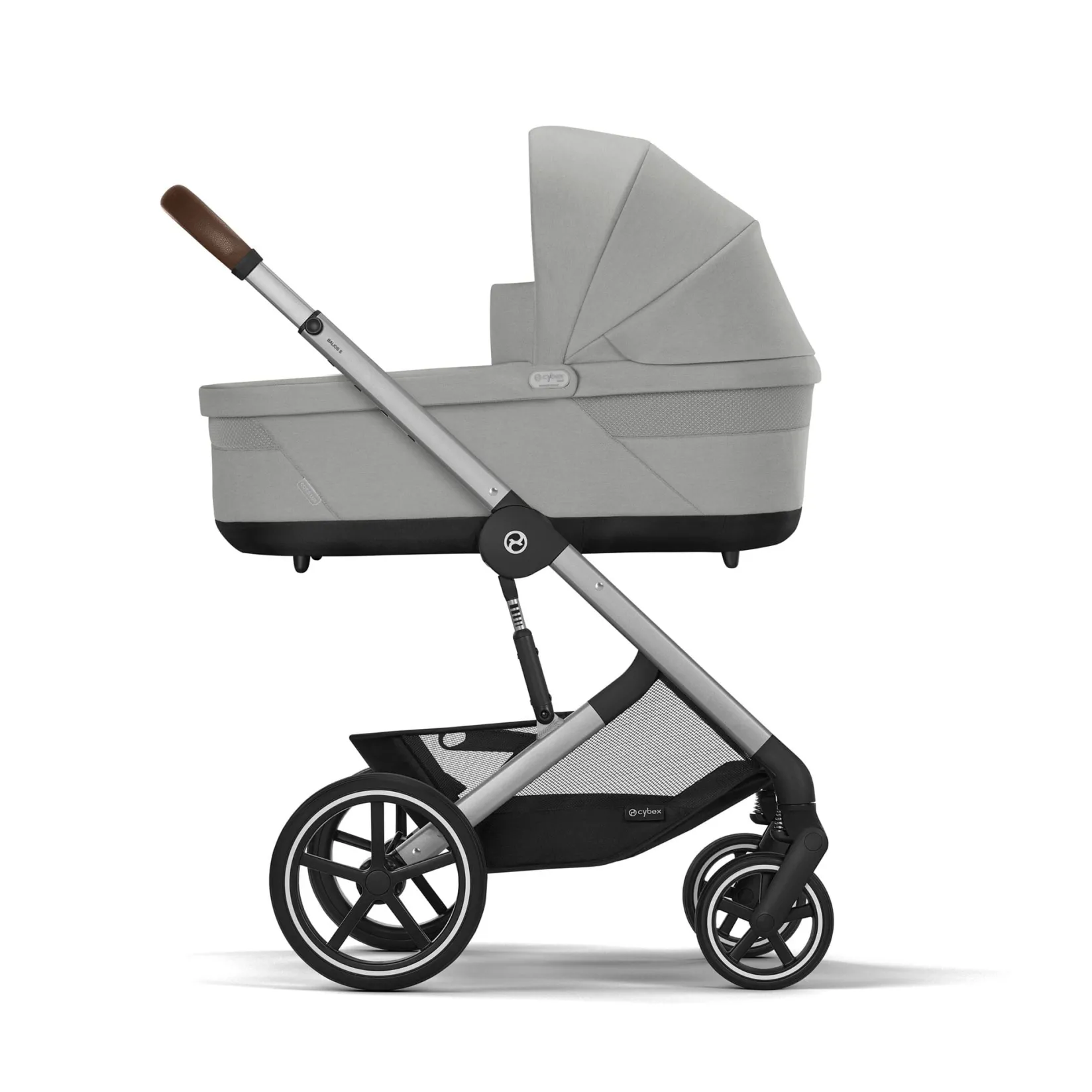 Strollers|Strollers & Trailers>Cybex Balios S Lux Bassinet - Stone Grey