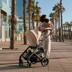 Strollers|Strollers & Trailers>Cybex Balios S Lux Stroller - Almonde Beige