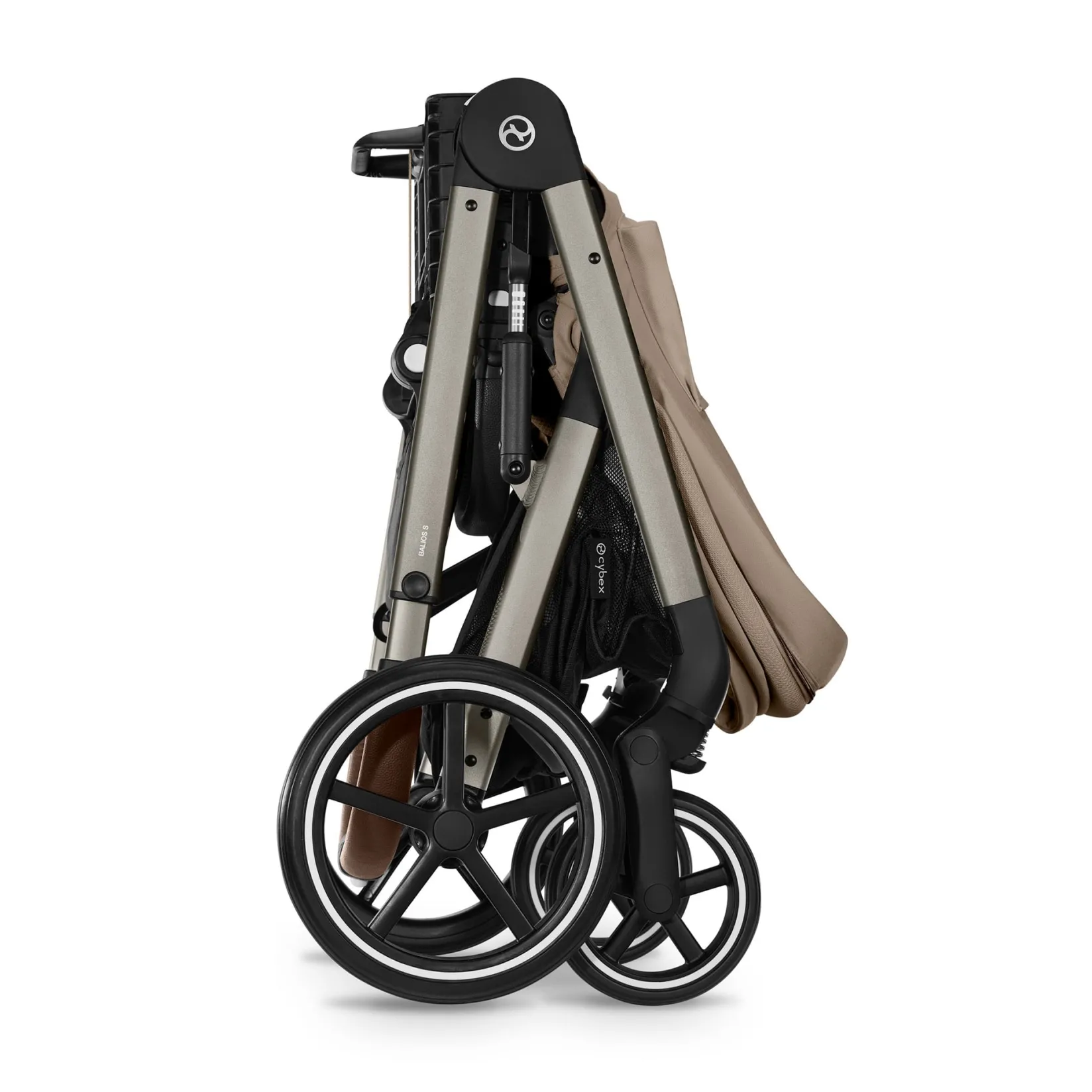 Strollers|Strollers & Trailers>Cybex Balios S Lux Stroller - Almonde Beige