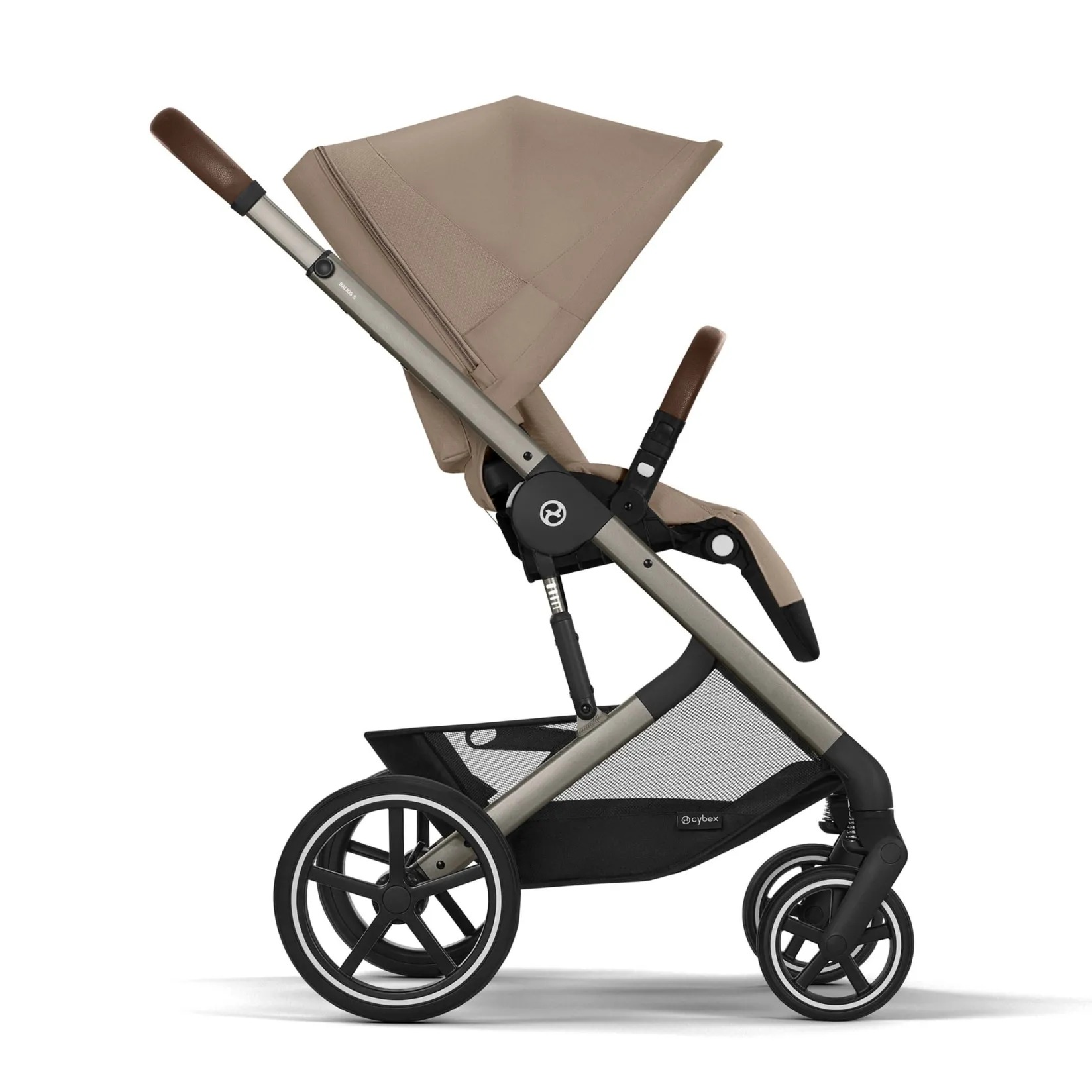 Strollers|Strollers & Trailers>Cybex Balios S Lux Stroller - Almonde Beige