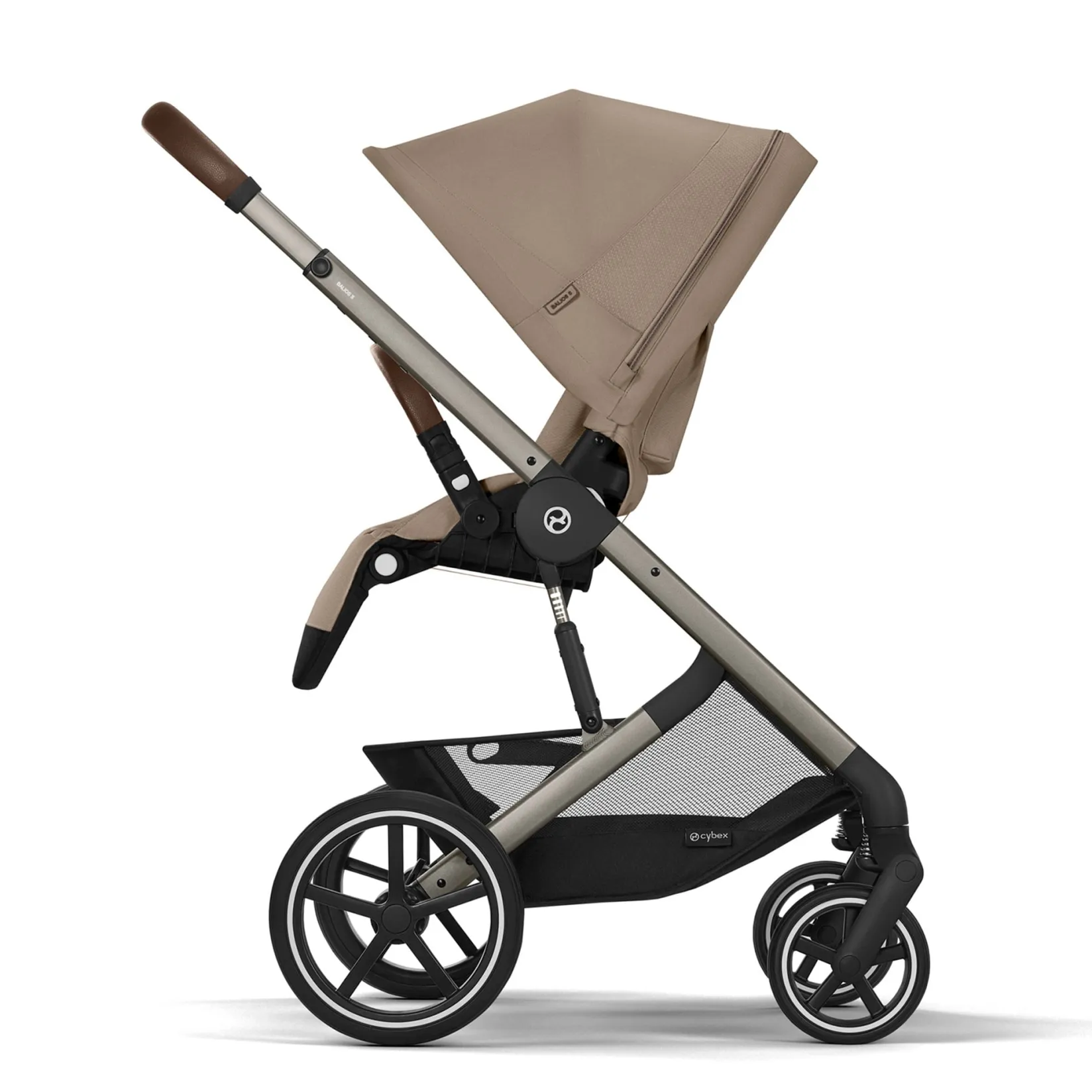 Strollers|Strollers & Trailers>Cybex Balios S Lux Stroller - Almonde Beige
