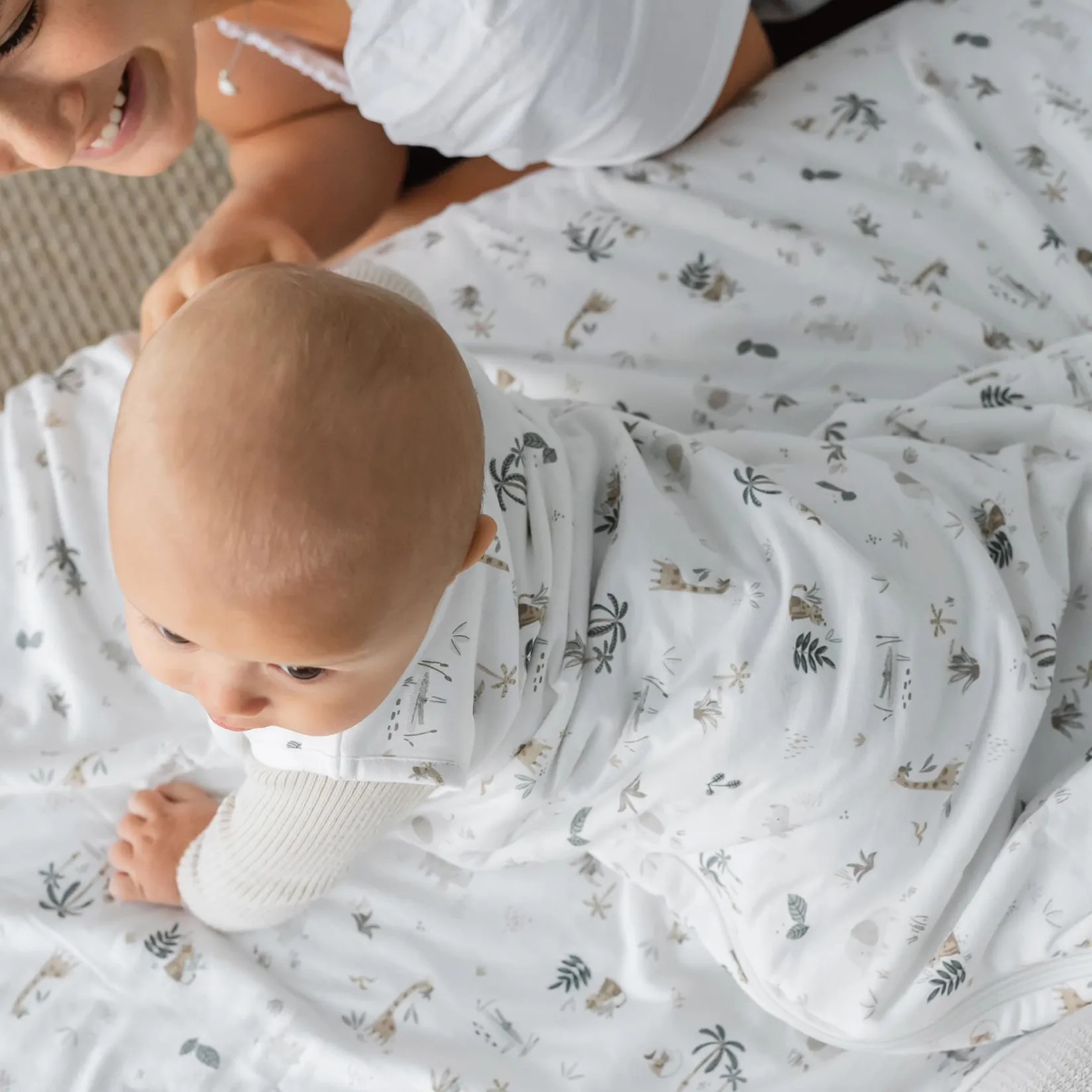 Blankets|Blankets>Perlimpinpin Bamboo Blanket - Jungle