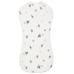 Sleep Bags|Pyjamas>Perlimpinpin Bamboo Hockey Newborn Sleep Bag White
