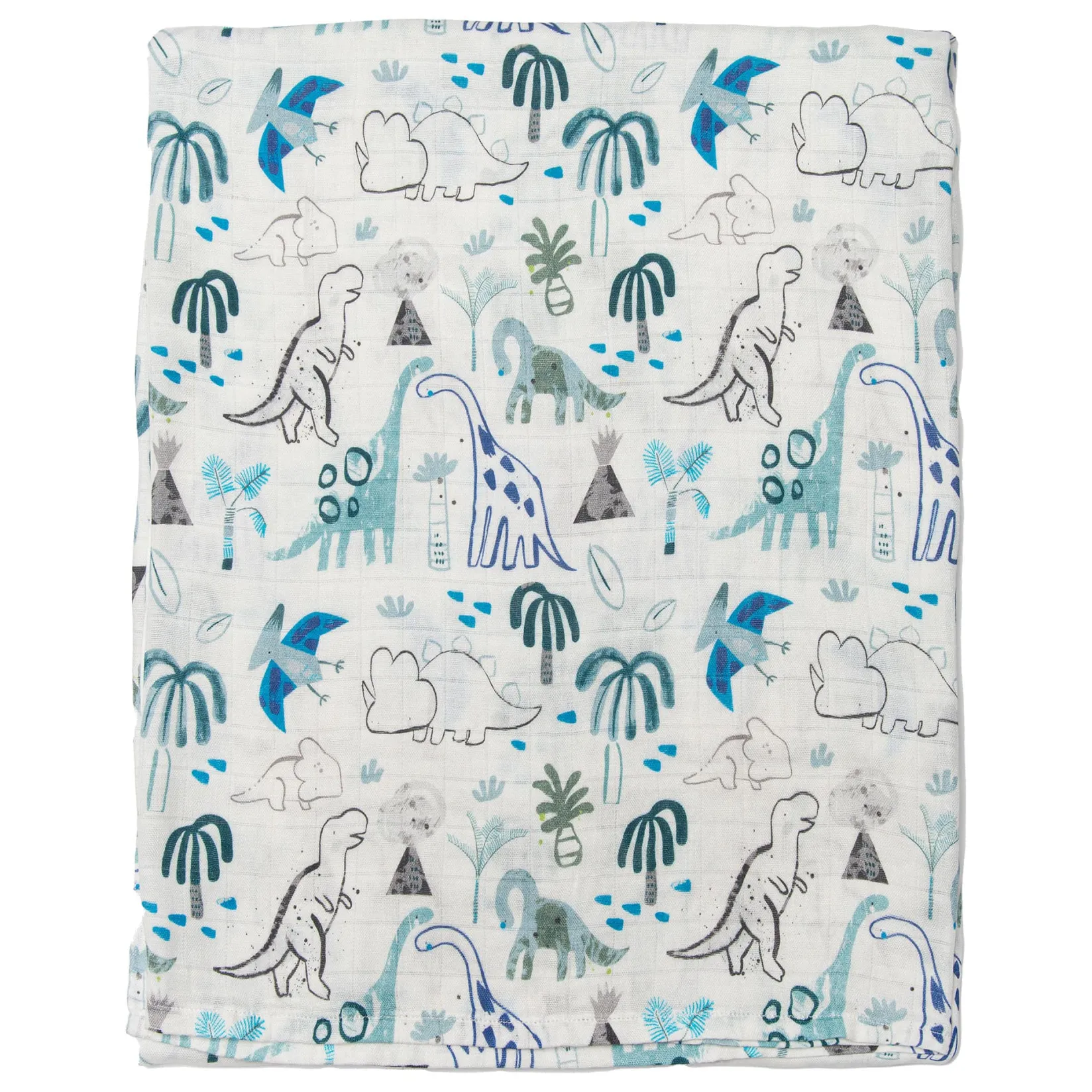 Discount Bamboo Muslin Swaddle Blanket - Dinosaurs Kids Blankets|Blankets