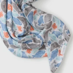 New Bamboo Muslin Swaddle Blanket - Seals Kids Blankets|Blankets
