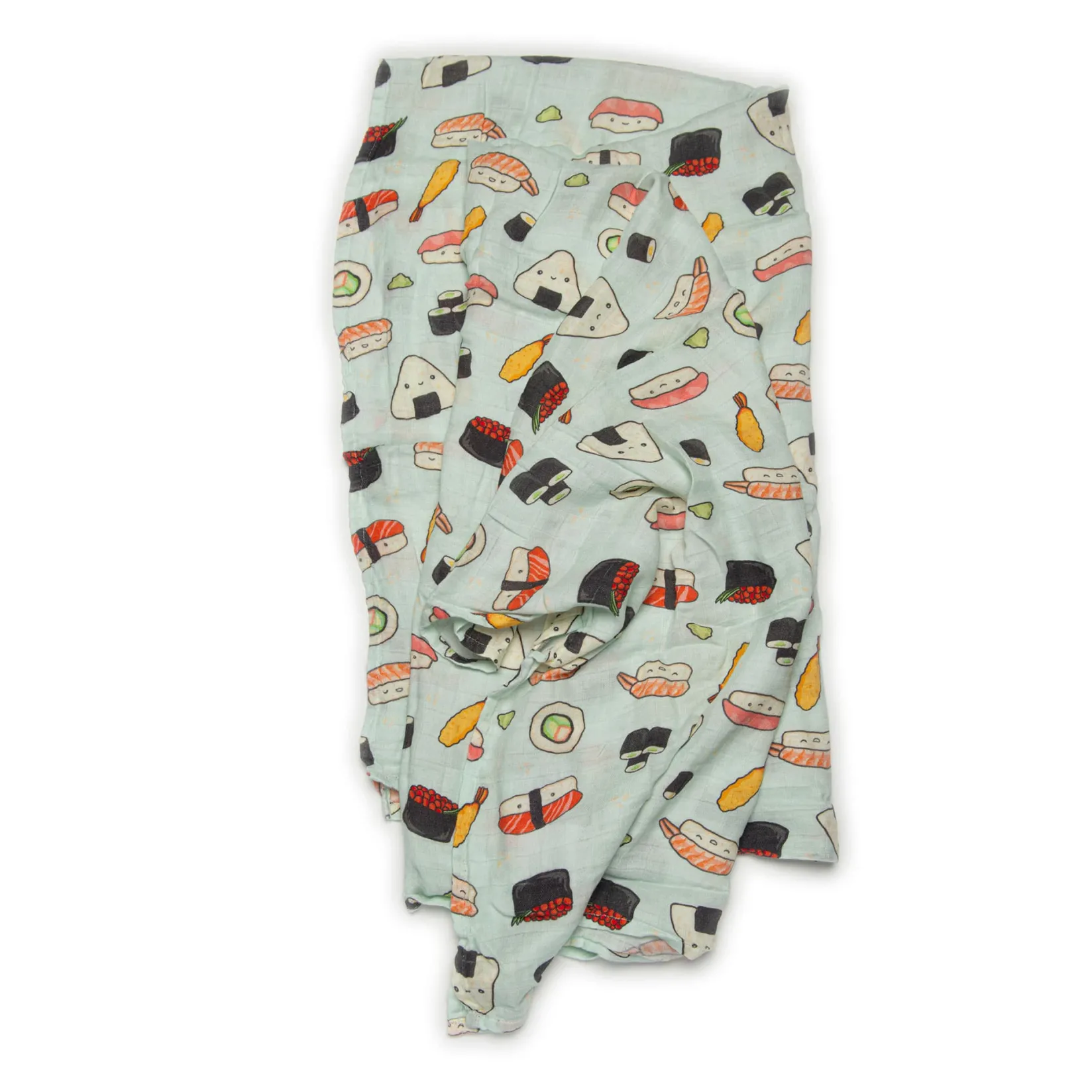 Blankets|Blankets>Loulou Lollipop Bamboo Muslin Swaddle Blanket - Sushi