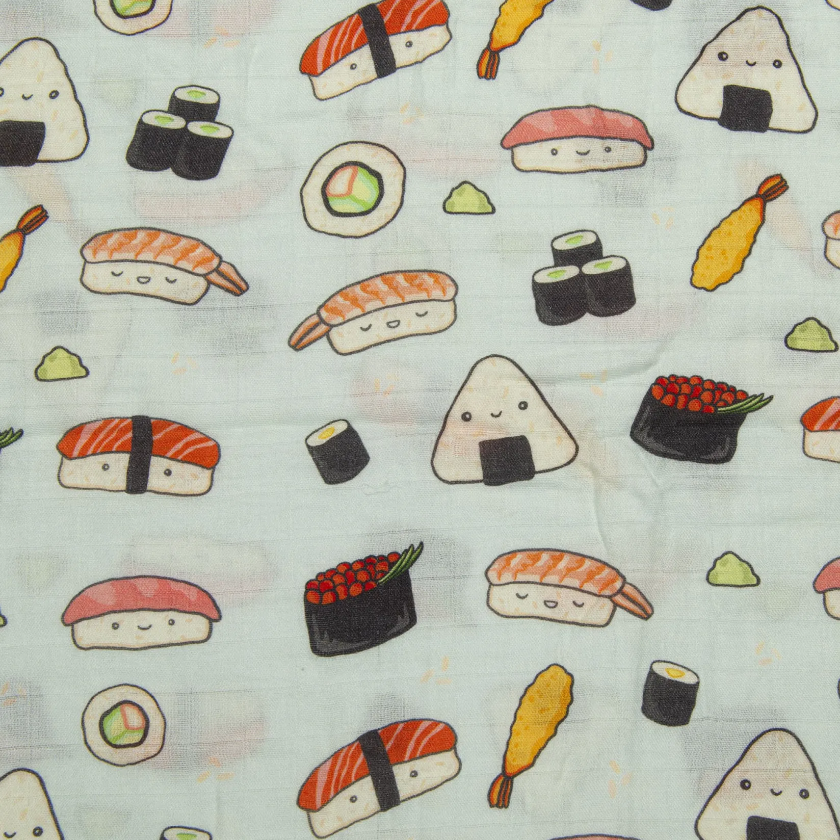 Blankets|Blankets>Loulou Lollipop Bamboo Muslin Swaddle Blanket - Sushi