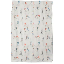 Blankets|Blankets>Loulou Lollipop Bamboo Muslin Swaddle Blanket - Football