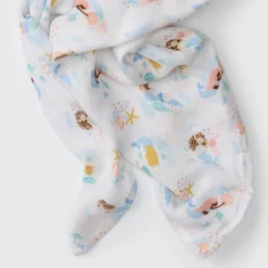 Outlet Bamboo Muslin Swaddle Blanket - Mermaids Kids Blankets|Blankets