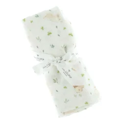 Blankets|Blankets>Loulou Lollipop Bamboo Muslin Swaddle Blanket - Bunny
