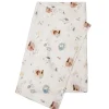 Blankets|Blankets>Loulou Lollipop Bamboo Muslin Swaddle Blanket - Cozy Forest
