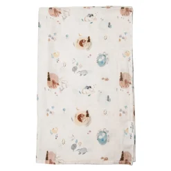 Blankets|Blankets>Loulou Lollipop Bamboo Muslin Swaddle Blanket - Cozy Forest