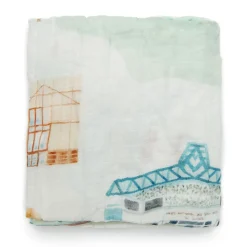 Blankets|Blankets>Loulou Lollipop Bamboo Muslin Swaddle Blanket - Quebec