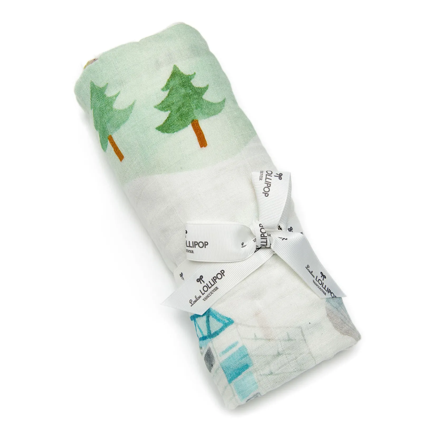 Blankets|Blankets>Loulou Lollipop Bamboo Muslin Swaddle Blanket - Quebec