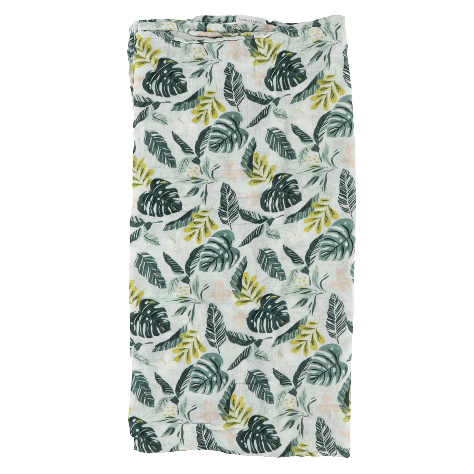 Hot Bamboo Muslin Swaddle Blanket - Jungle Leaves Kids Blankets|Blankets