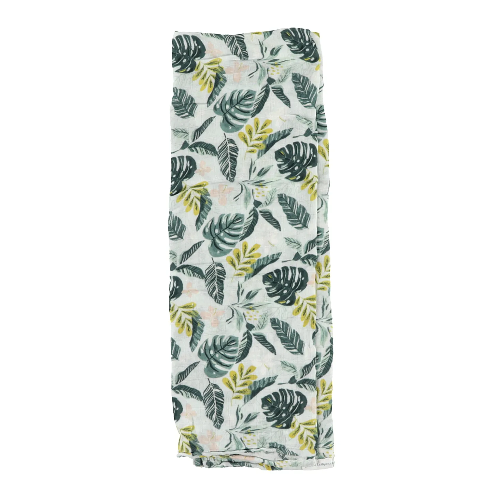 Hot Bamboo Muslin Swaddle Blanket - Jungle Leaves Kids Blankets|Blankets