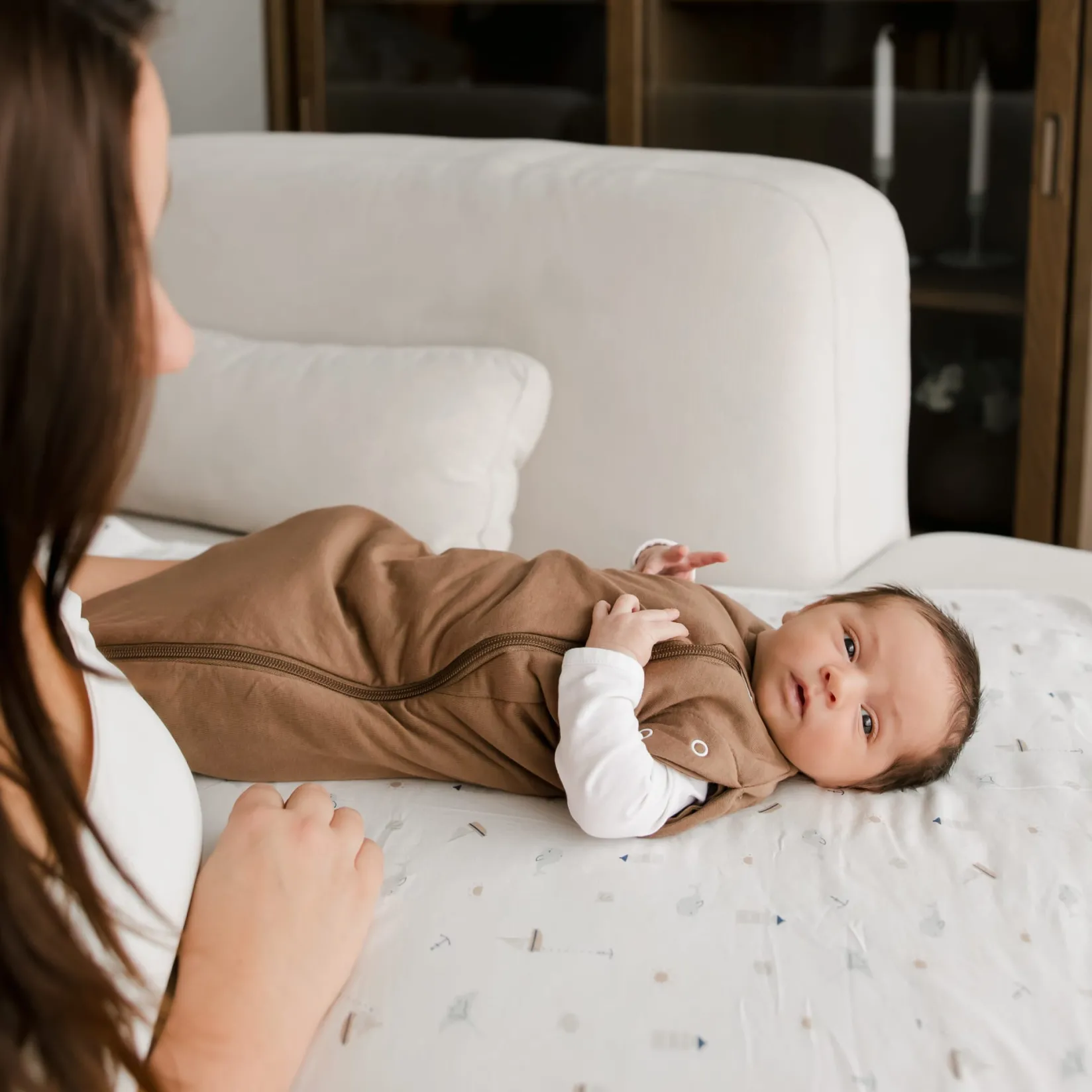 Blankets|Blankets>Perlimpinpin Bamboo Quilted Blanket-ocean